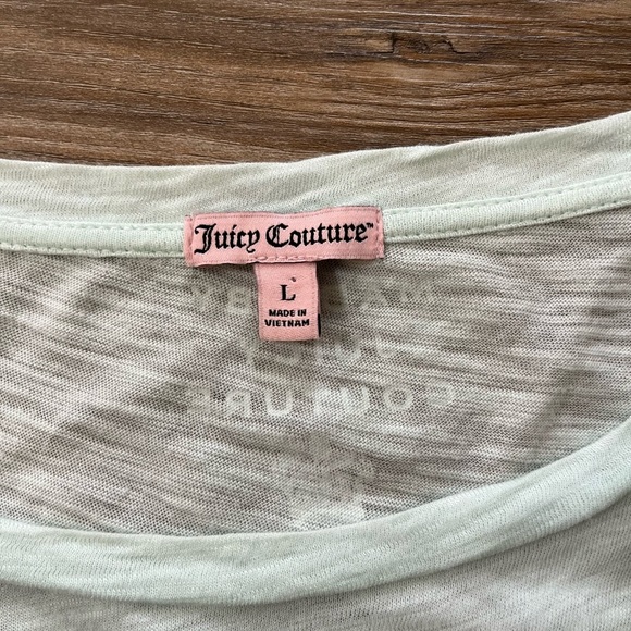 Juicy Couture Mint Long Sleeve Top - Picture 3 of 5
